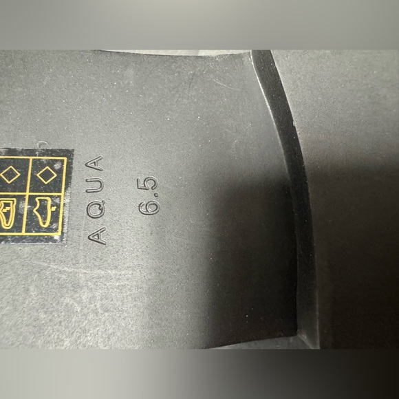 NIB- Aqua women’s Black Studded Loafers - Picture 7 of 9